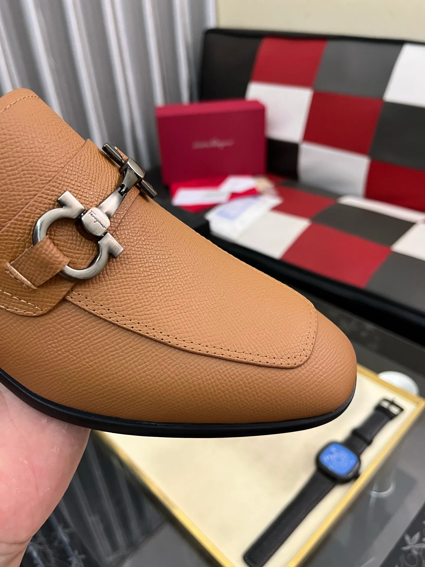 Men's shoes 💰600⌚️⌚️[Salvatore Ferragamo] Ferragamo business leather shoes, 1:1 top purchasing quality, imported selected original calfskin for the uppers, imported original soft water-dyed cowhide for the inner feet, imported original customized Italian handmade lightweight foam outsole, size: 39-44 5️⃣ options available